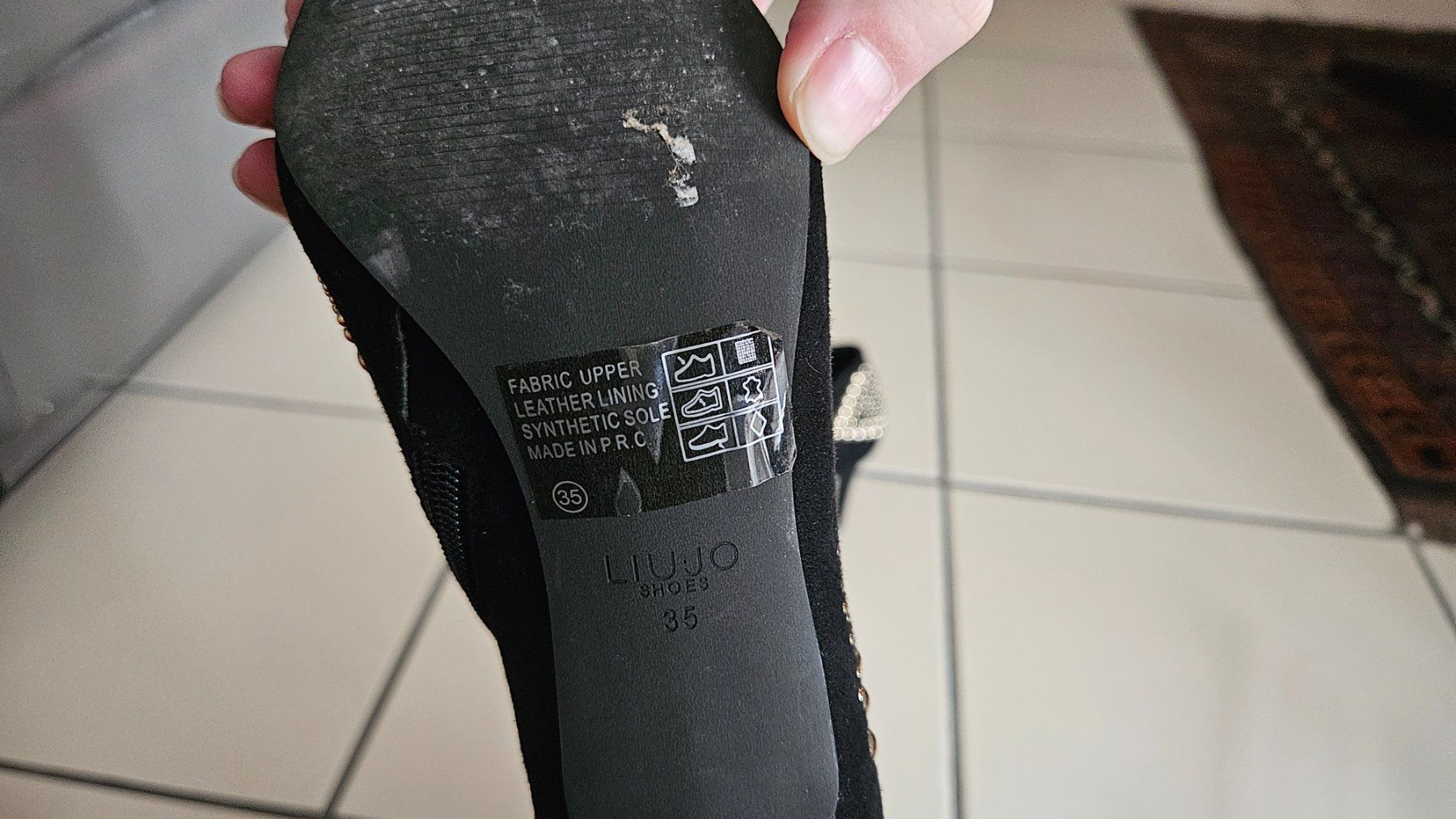 Liu Jo Scarpe da donna: Scarpa con tacco e strass LiuJo n.35 – Usato da Melano venduto da H-Sara 2