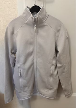 Arcteryx Fleecejacke weiss/grau Gr. XS