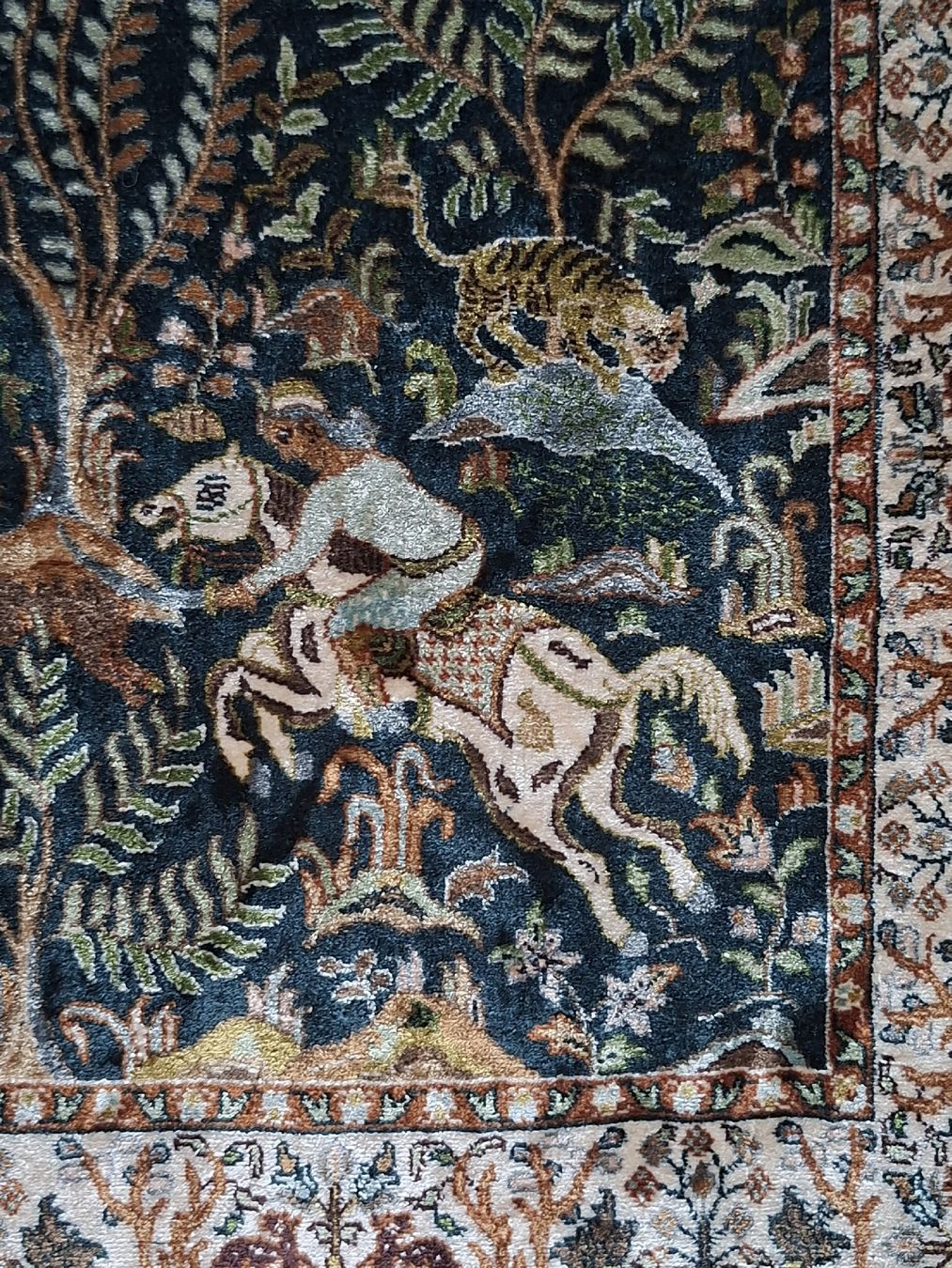 Teppiche: Indischer Wandteppich mit Reiter Motiven – Gebraucht aus Greifensee von rodolfo25 1