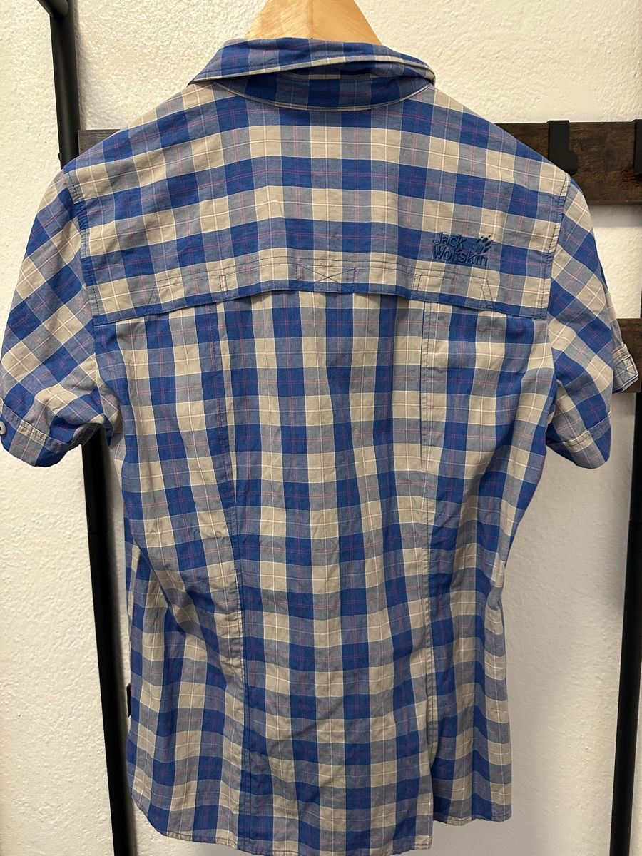 Jack Wolfskin Camicette: Jack Wolfskin Bluse Kariert Damen Gr. M – Nuovo (secondo la descrizione) da Wetzikon ZH venduto da DiesundDas365 1