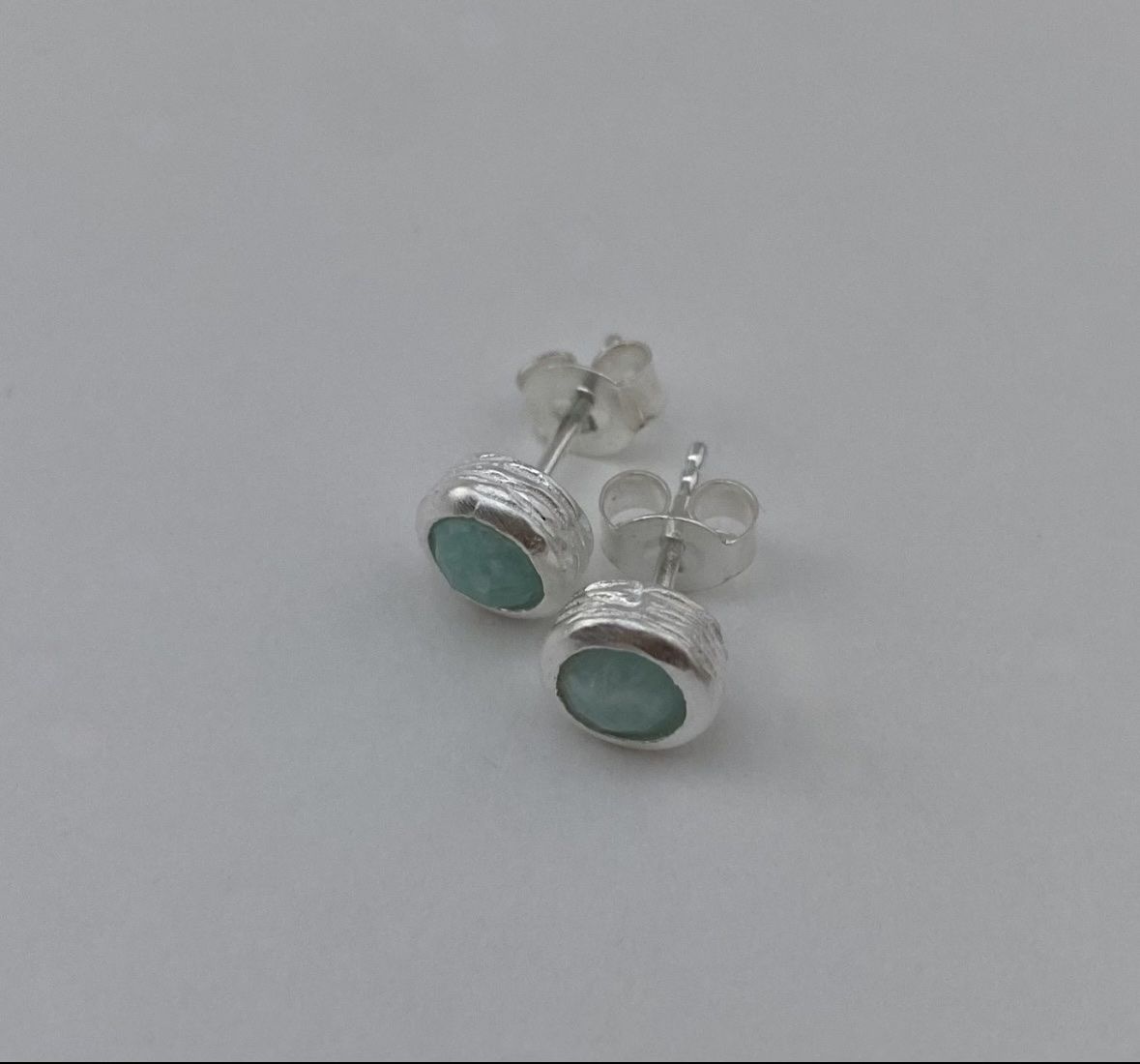 Boucles d'oreille: Ohrstecker Silber 924 Amazonit – Neuf avec emballage d'origine à Erlinsbach par moseco