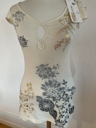 MOGUL Damen T'Shirt in Gr. XS, Beige, NEU