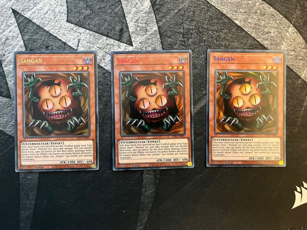 Sangan (LDS3-DE001), Ultra Rare (x3) Playset 1