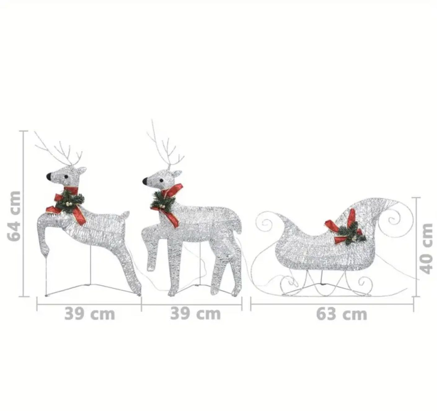 Alle Dekorationen: Rentier & Schlitten – Neu und originalverpackt aus Wagenhausen von Svema 6
