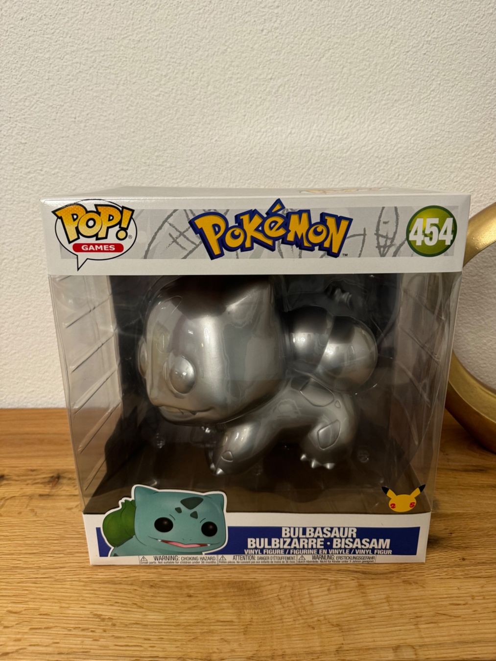 Funko Statuette: Funko Pop - Pokémon - Bulbasaur #454 | Silver – Nuovo e nell'imballaggio originale da Oensingen venduto da CSCollectors