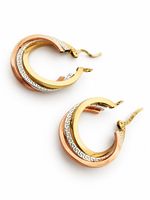 750/18 Karat Gold Ohrringe NEU