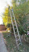 Leiter Aluminium Mehrzweckleiter 2 x 12 Sprossen gebraucht