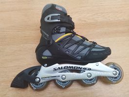 Salomon Inline Skates Gr.40 1/3 inkl.Handgelenk Schoner
