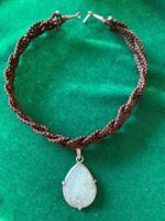 Kette mit Quarz und Sterling Silber