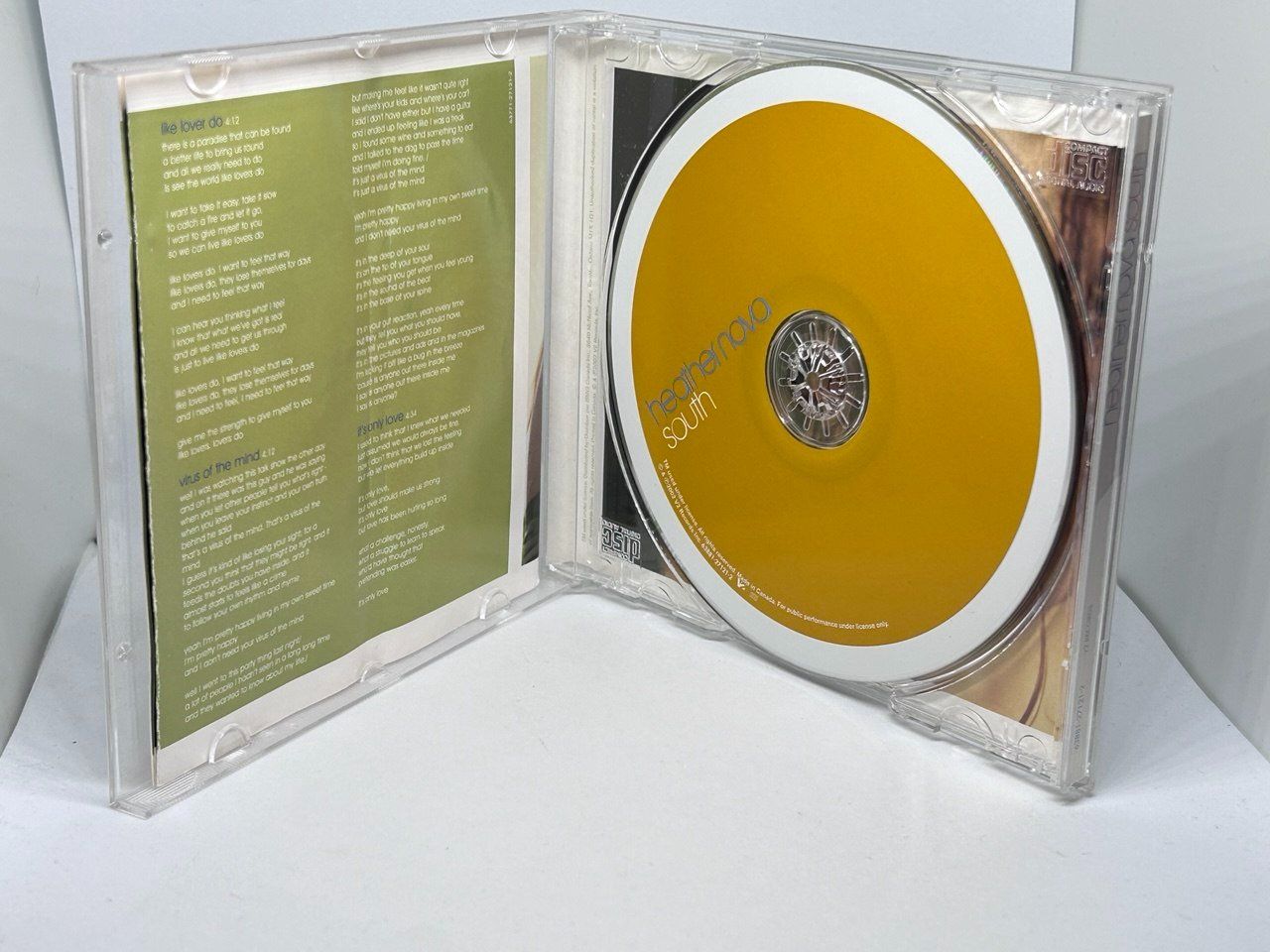 CDs: CD Heather Nova – South (2001) – Gebraucht aus Giubiasco von LorisVale 2