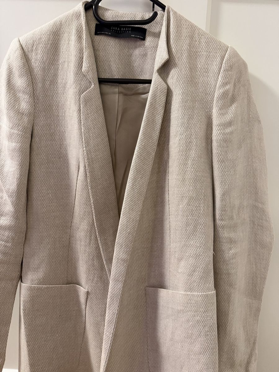 Zara Jacken: Zara Basic Blazer, Beige, Grösse S – Top Zustand! – Gebraucht aus Bassersdorf von Sandy456 1