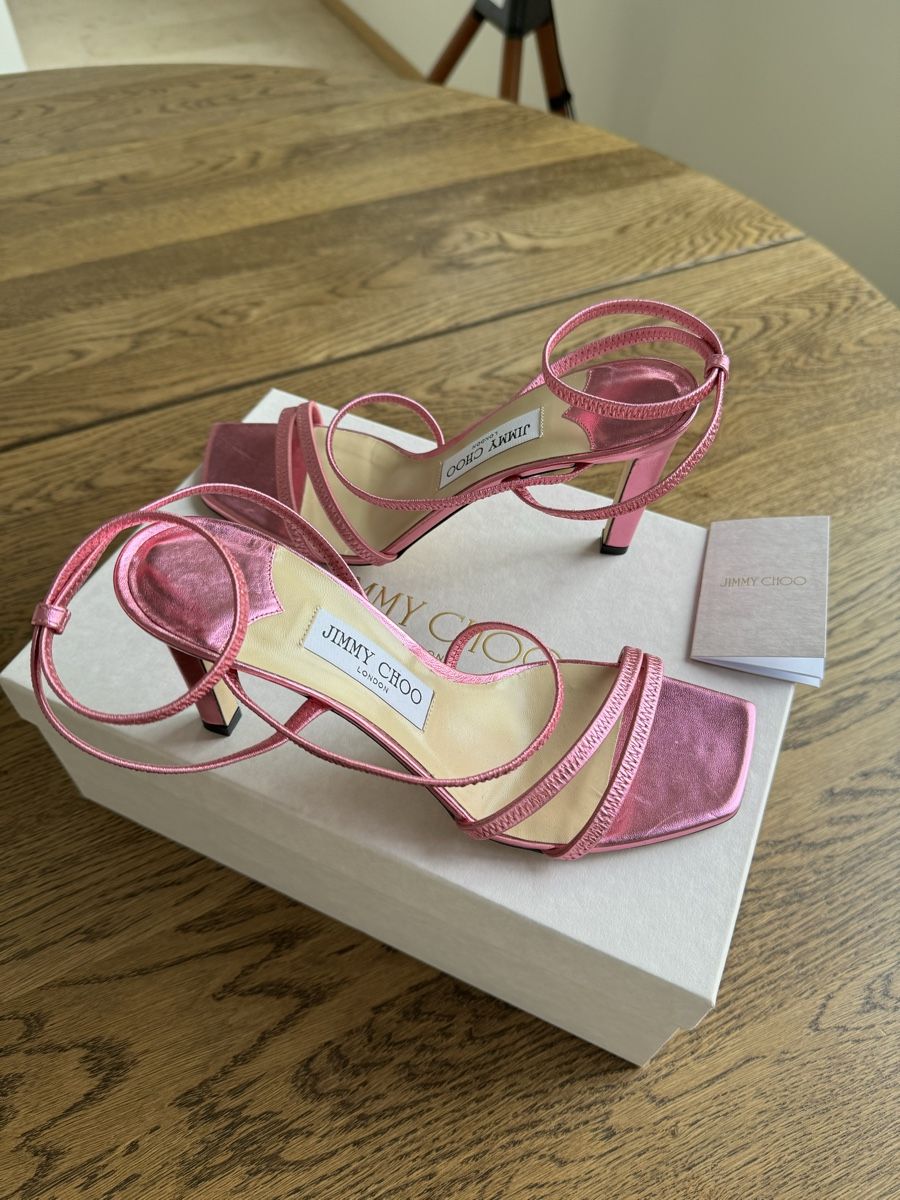 Jimmy Choo Damenschuhe: Jimmy Choo Pink Sandals - Size 39.5 – Gebraucht aus Zürich von zurich_230 4