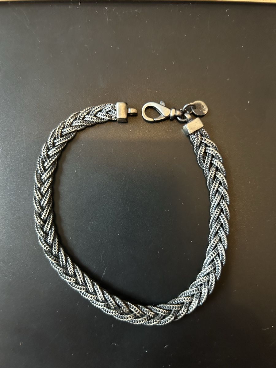 Bracciali & Braccialetti: 925 Silber Armband geflochten NEU – Nuovo (secondo la descrizione) da Basel venduto da Betav8 3