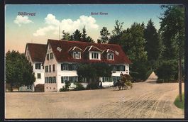 Horgen, Sihlbrugg, Hotel Krone mit Postk