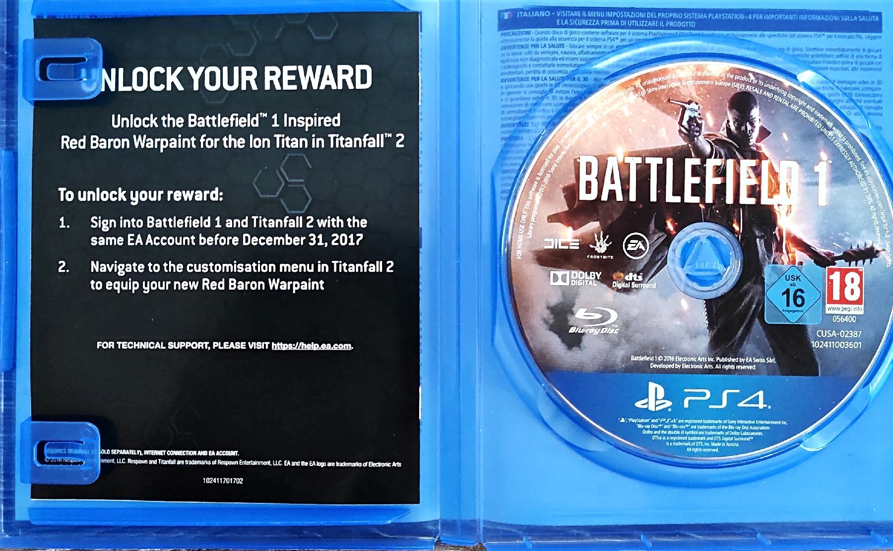 Sony Spiele: Battlefield 1 PS4 – Gebraucht aus Davos Dorf von bertuuu 1