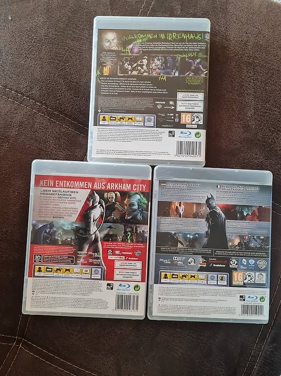 Sony Spiele: Batman Arkham City, Arkham Origins, Arkham Asylum PS3 – Gebraucht aus Sitterdorf von mat_5c6v 1