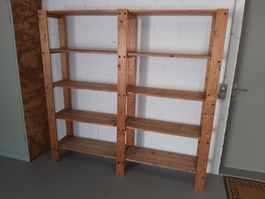 HOLZ-REGAL, unbehandelt, einfache Montage