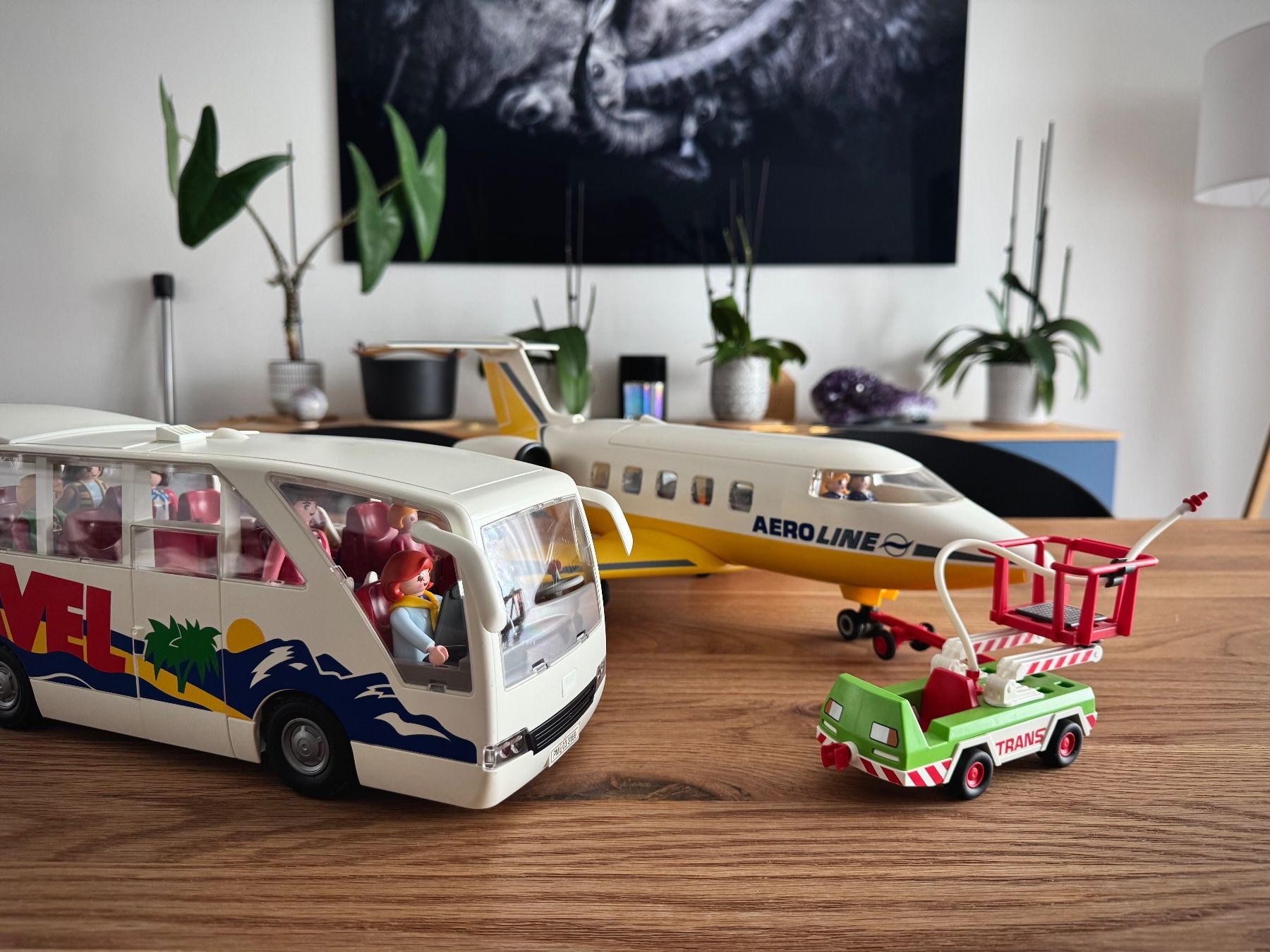 Playmobil Giocattoli: Playmobil: Flugzeug und Reisecar – Usato da Wetzikon ZH venduto da RobSch1997