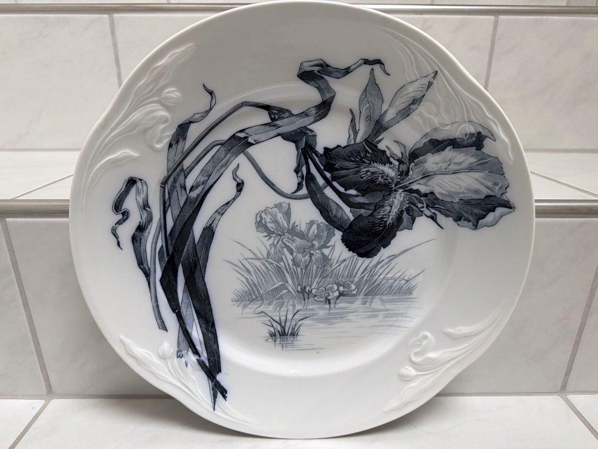 Villeroy & Boch Piatti: Villeroy und Boch, grosser Teller, Iris. – Usato da Biberist venduto da Momo33 1