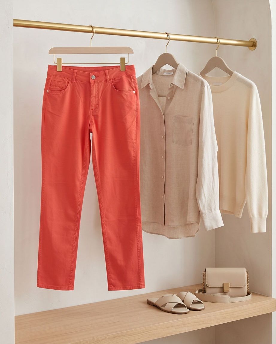 Angels Pantaloni: Pantalon  Angels Corail - Neuf - taille 44/32 – Nuovo e nell'imballaggio originale da Vuisternens-Romont venduto da gol_xp6p