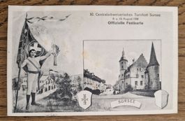 Centralschw. Turnfest Sursee 1908, n.Luzern z.Wenzel Chvatal