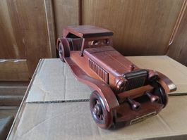 Vintage Holz Modell Auto Mobil - 1945 MG -TC