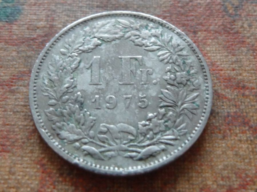 Tutti le monete: 1 Fr. 1975   (B) – Usato da Romanel-sur-Lausanne venduto da Swift13