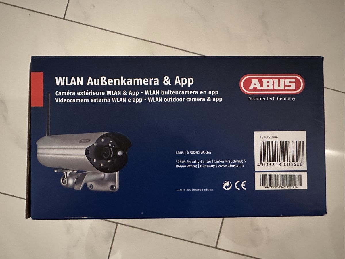Fotocamera: Abus WLAN Aussenkamera – Nuovo e nell'imballaggio originale da Seengen venduto da Gegu2 1