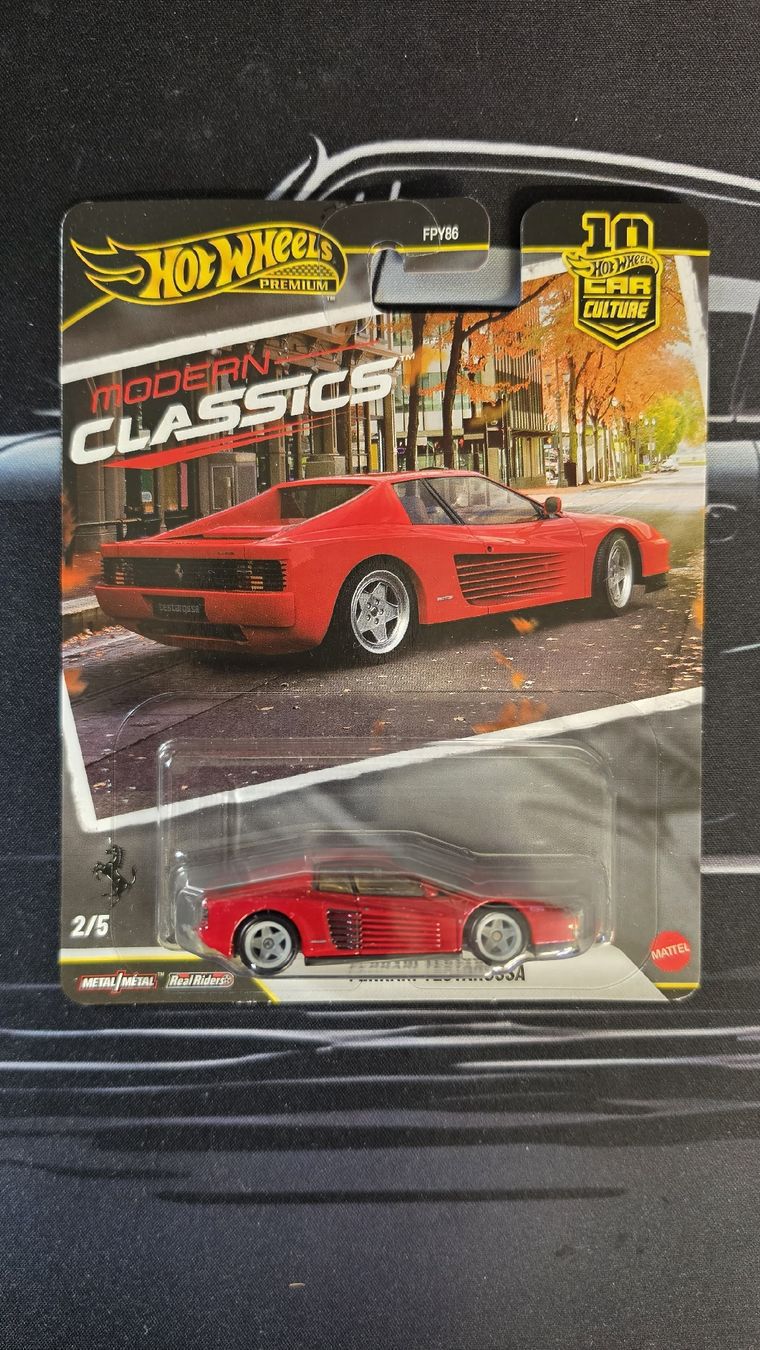 Hot Wheels Modellini d'auto: Hot Wheels Premium Ferrari Testarossa Modern Classics – Nuovo (secondo la descrizione) da Obergerlafingen venduto da Deluxepoint