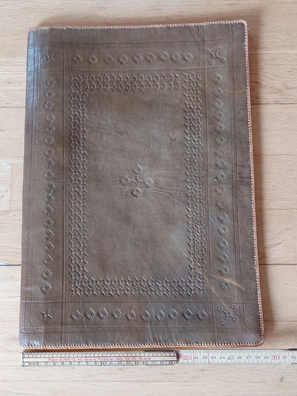 Valigie & Borse: Antik Dokumentenmappe Vintage Leder – Usato da Oberdiessbach venduto da wasserfreak 1
