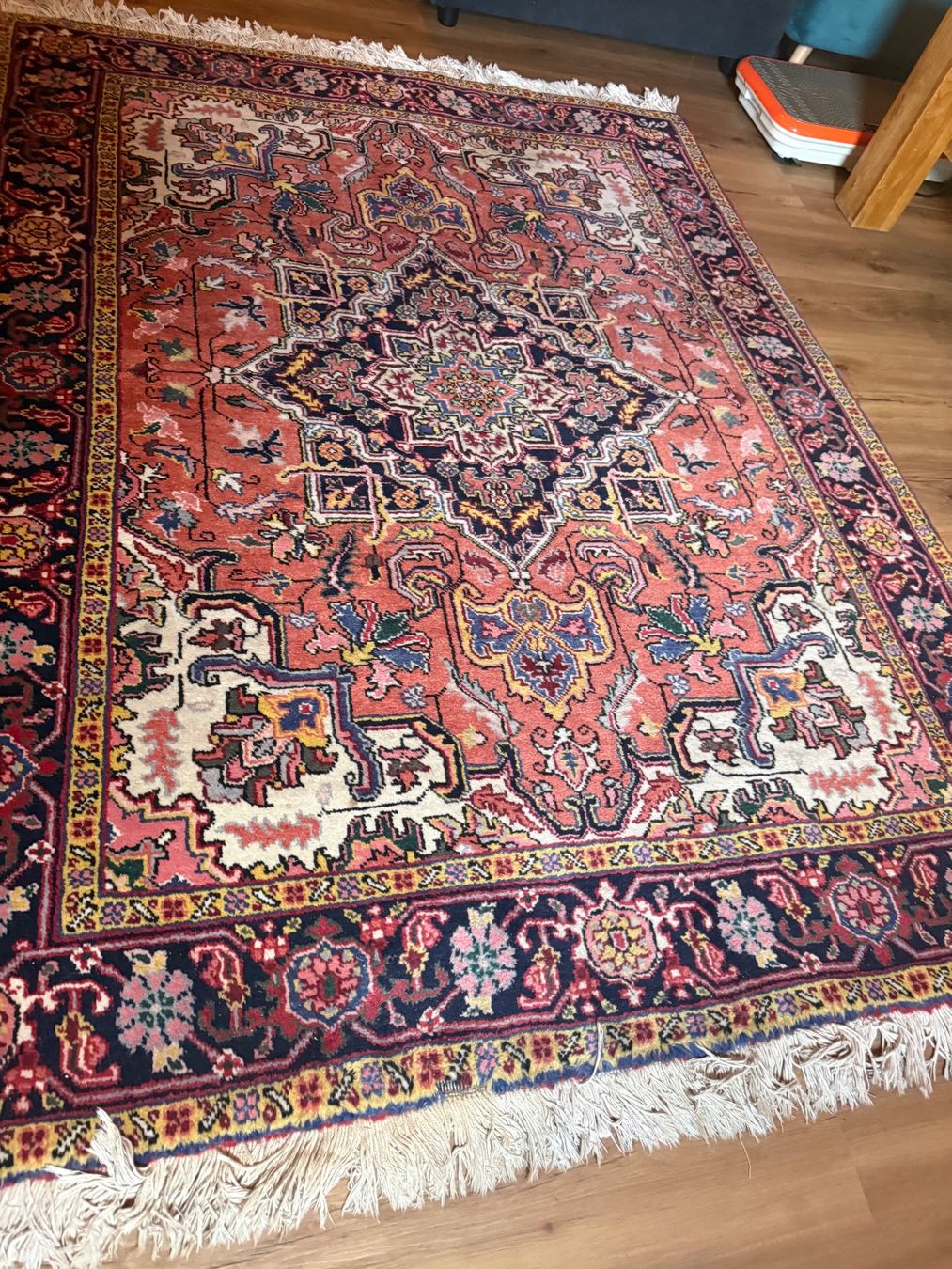 Tappeti: Orientalischer alter persischer Teppich (Heris)signiert – Usato da Höri venduto da ato_7v9f 3