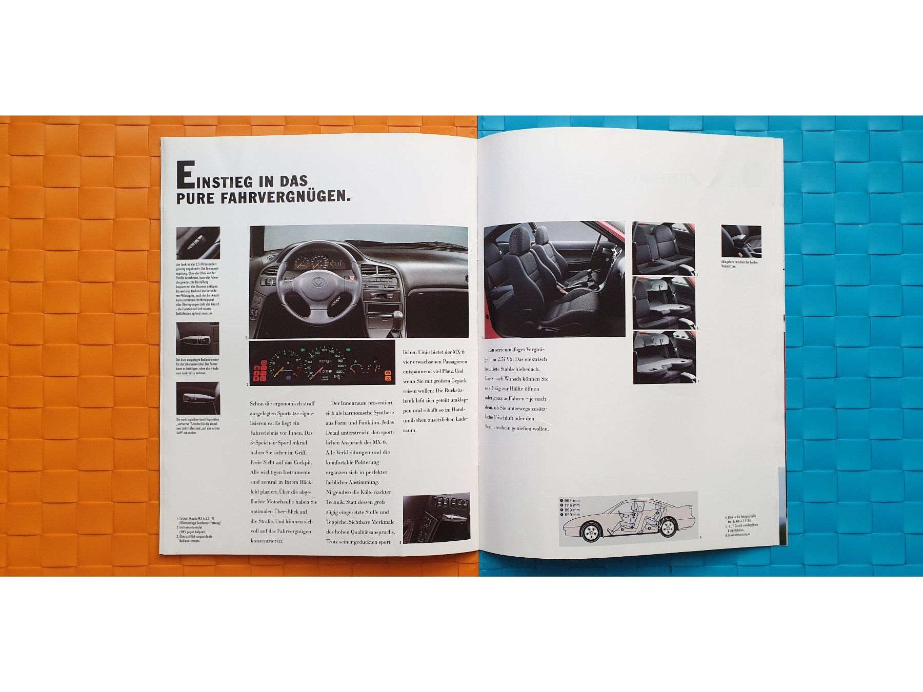 Mazda Documents: MAZDA MX-6 1992 - Prospekt / Katalog / Catalogue – D'occasion à Viganello par CARLiteratur 5