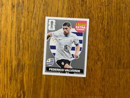 🥈 Panini WM 2026 Federico Valverde 🥈 Extra Sticker Silber