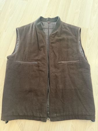 GANT USA Leder Weste braun Grösse M