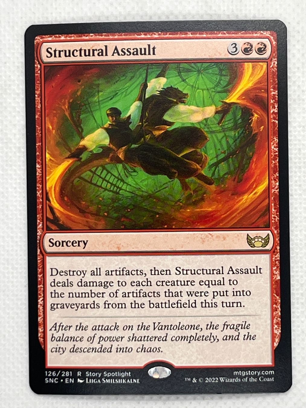 Magic The Gathering Carte collezionabili: Magic the Gathering Karte - Structural Assault, Rot! – Usato da Hinterkappelen venduto da Kim1992