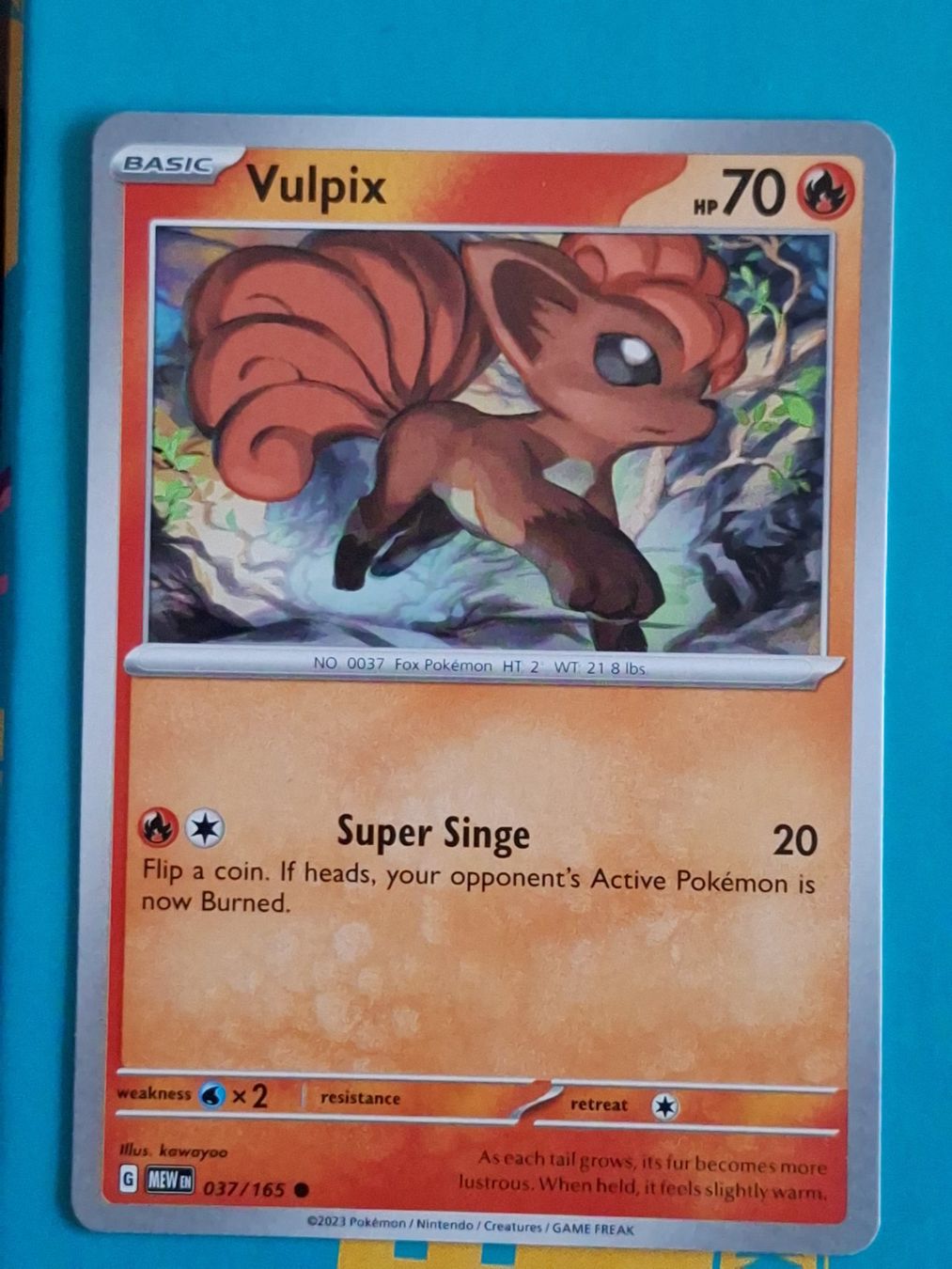 Pokémon Carte collezionabili: Vulpix - Pokemon Mew 151 – Usato da Altstätten SG venduto da GGsGameshop