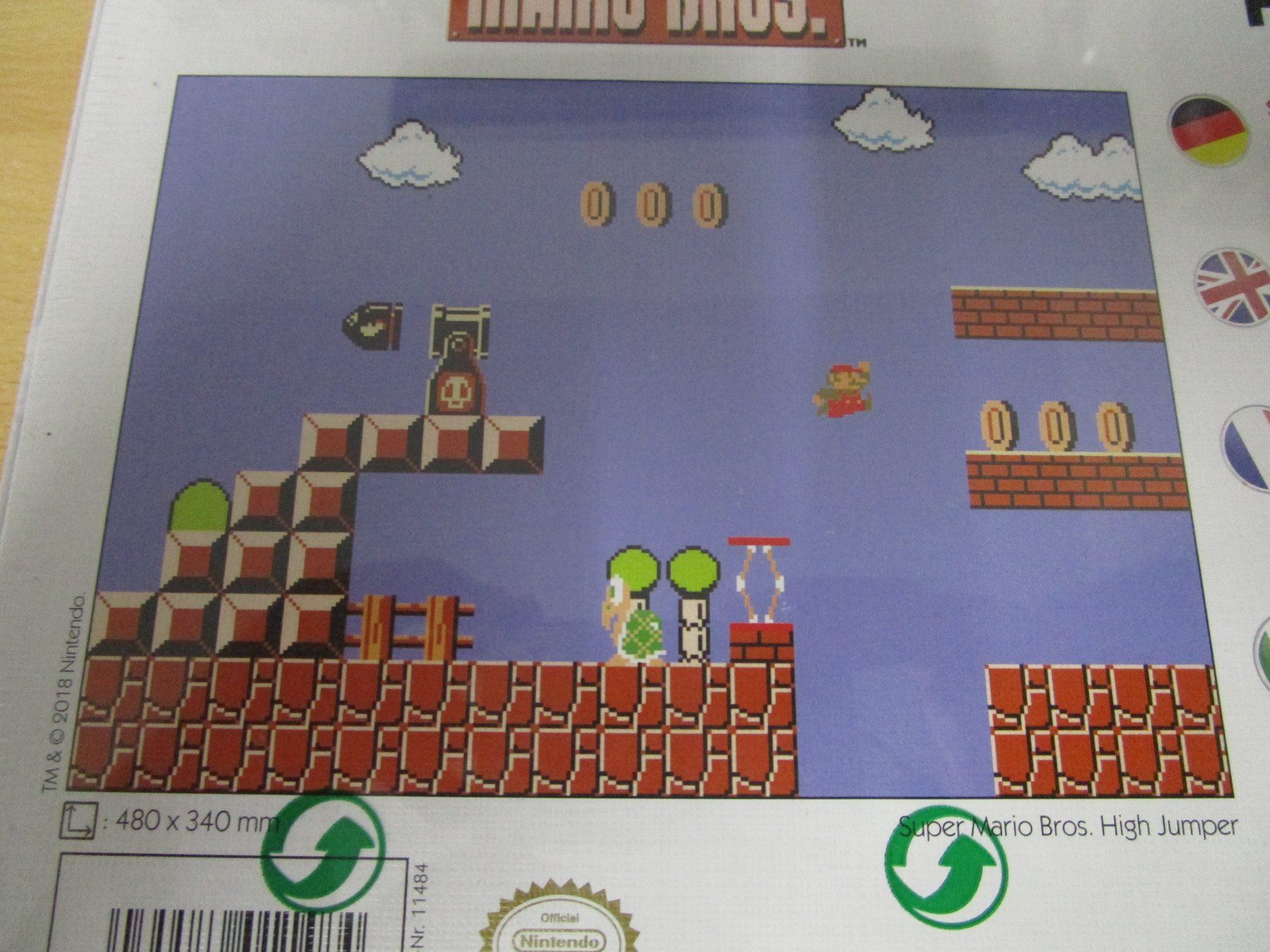 Puzzle: Puzzle Nintendo Super Mario Bros High Jumper NEUWARE – Nuovo e nell'imballaggio originale da Goldau venduto da agestuffer 2