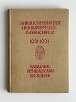 Jahrbuch Kunst & Kunstpflege Schweiz 1921–1924