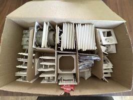 Sortiment an div. Abdeckungen weiss