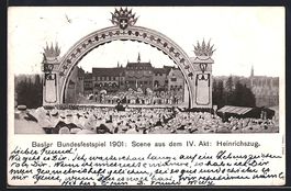 Basel, Basler Bundesfestspiel 1901, Scen