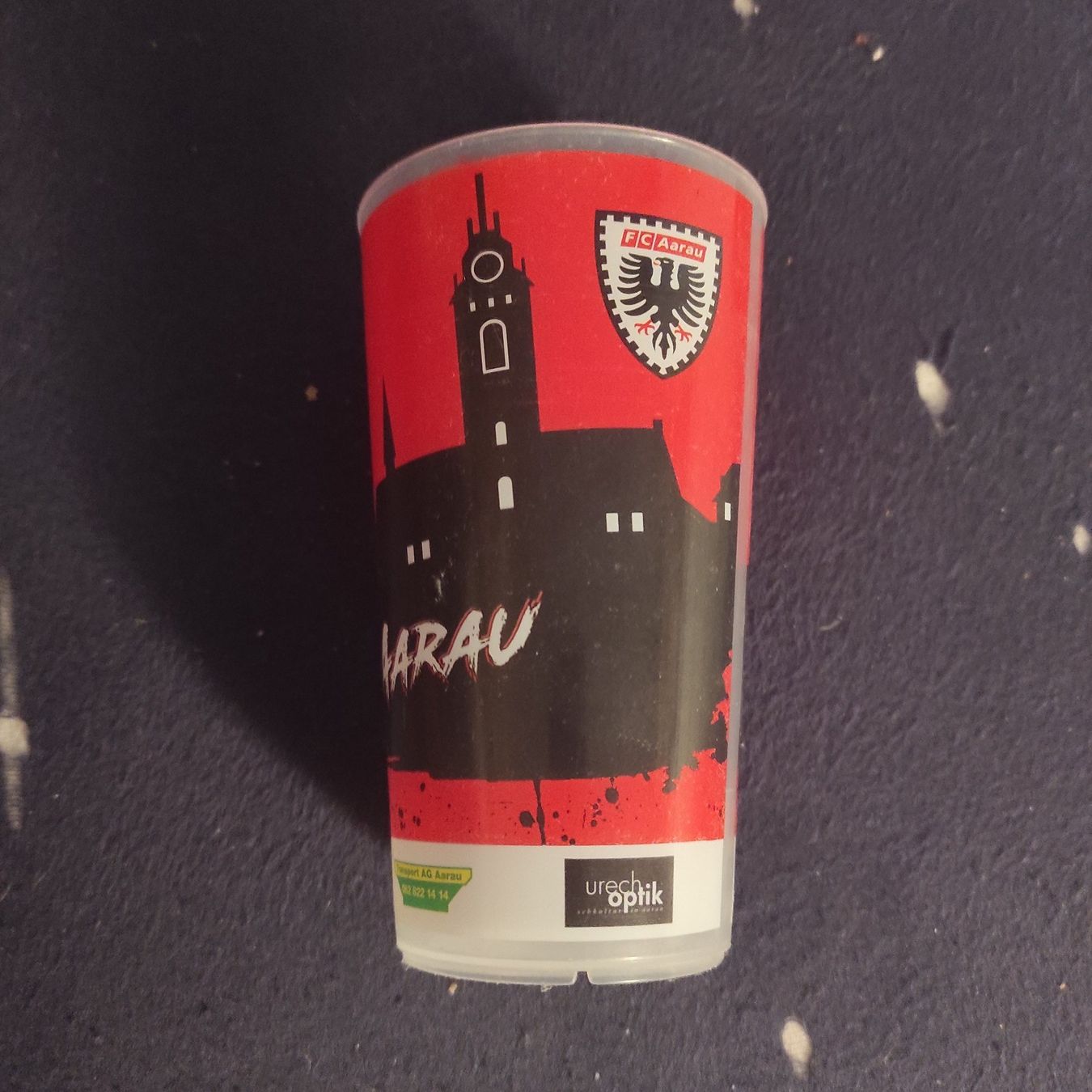 Tazze: FC Aarau Fanbecher "zäme för AARAU" – Usato da Münchwilen AG venduto da Choche1