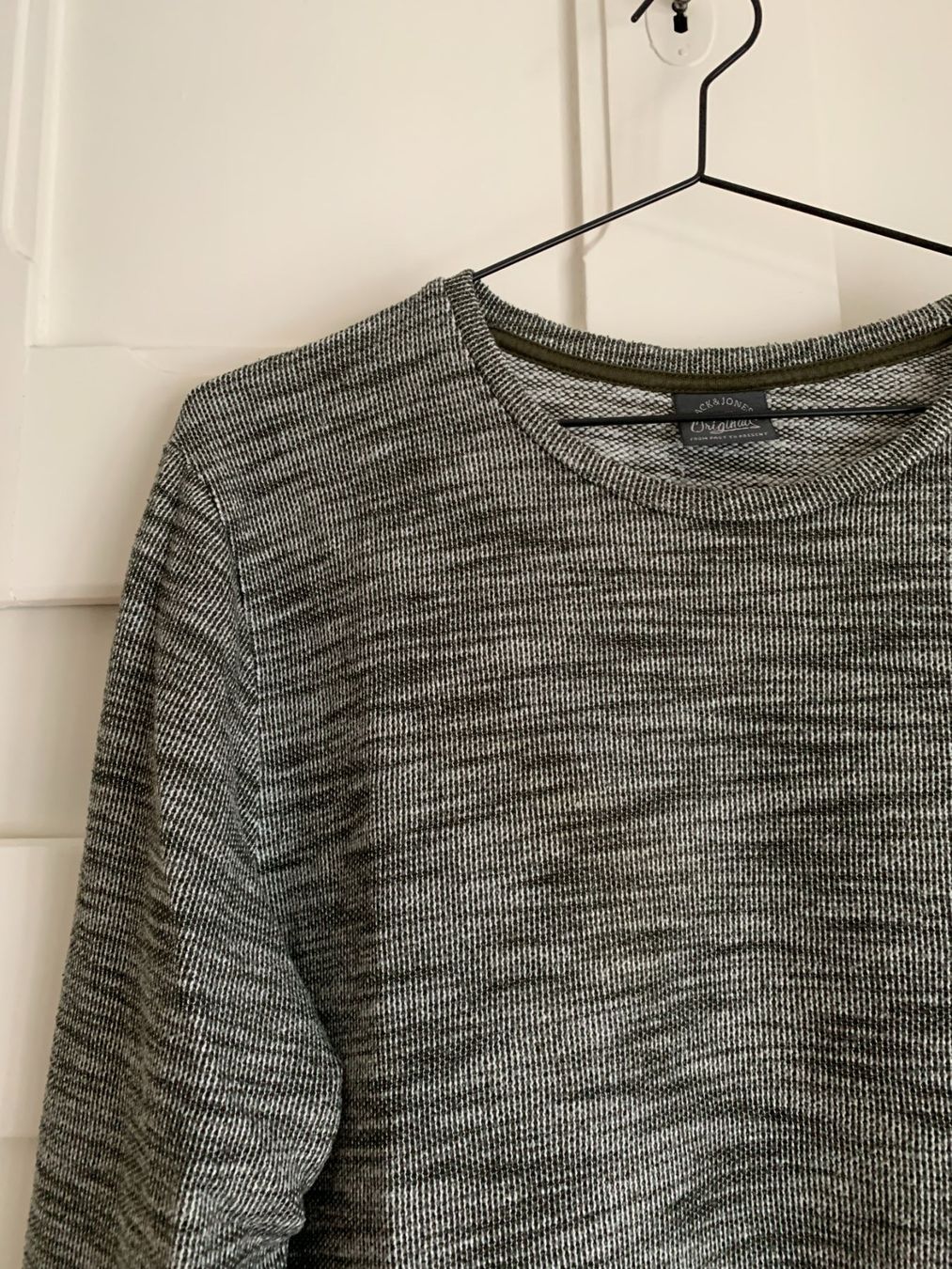 Jack & Jones Maglioni & Felpe: JACK & JONES - Strickpullover olivgrün-weiss XL – Usato da Zürich venduto da Diazaio 1