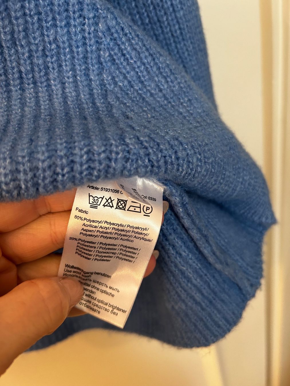 More & More Maglioni & Felpe: MORE & MORE Pullover: Gr. 38, hellblau, V-Ausschnitt (neu) – Nuovo (secondo la descrizione) da Basel venduto da Interstellar85 6