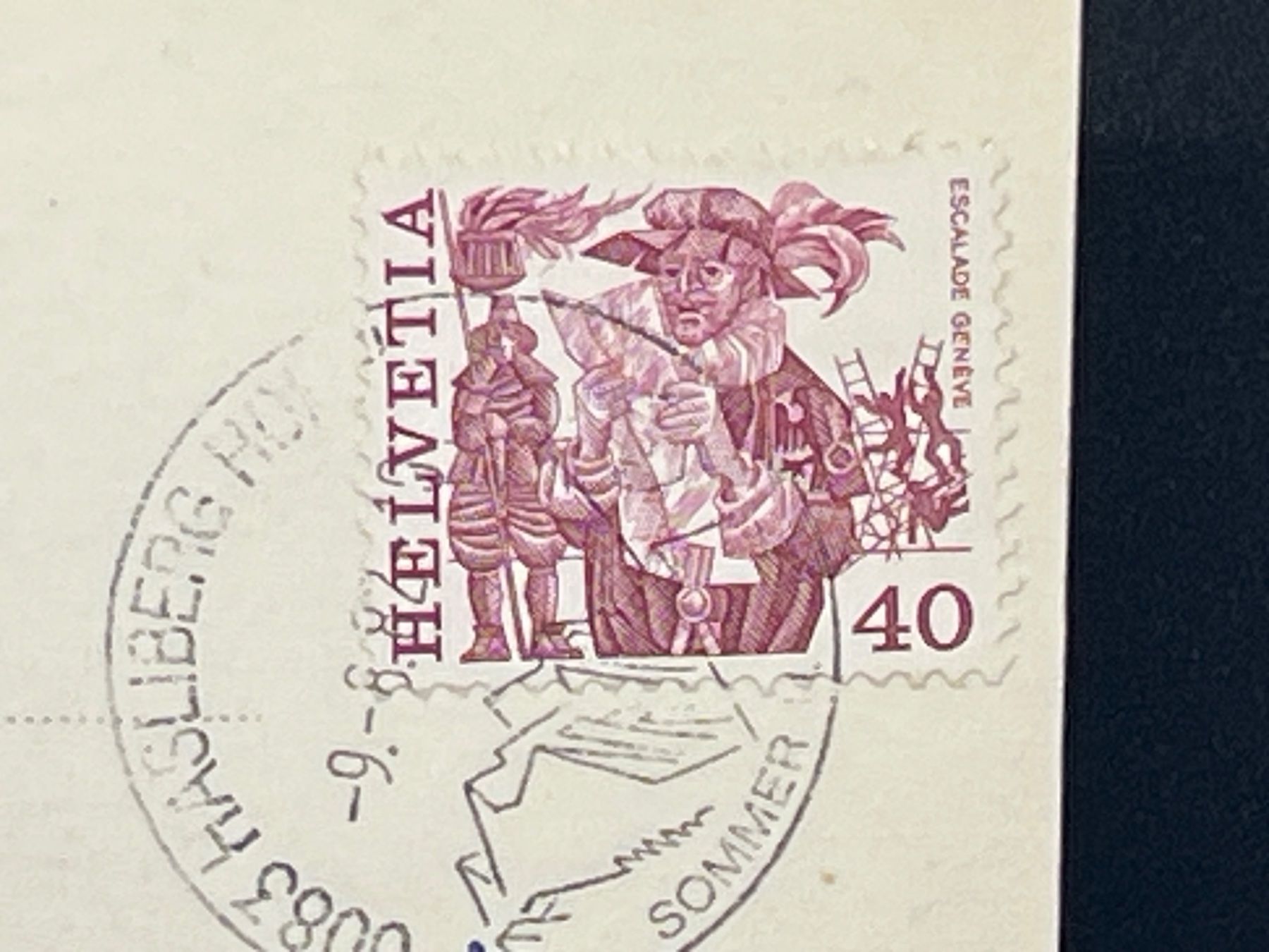 Cartoline postali: Hohfluh, Hasliberg Berner Oberland – Usato da Widnau venduto da Brusi9 1