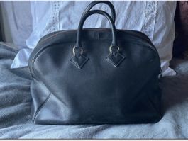 Hermès „Bolide“ Reisetasche Leder schwarz 