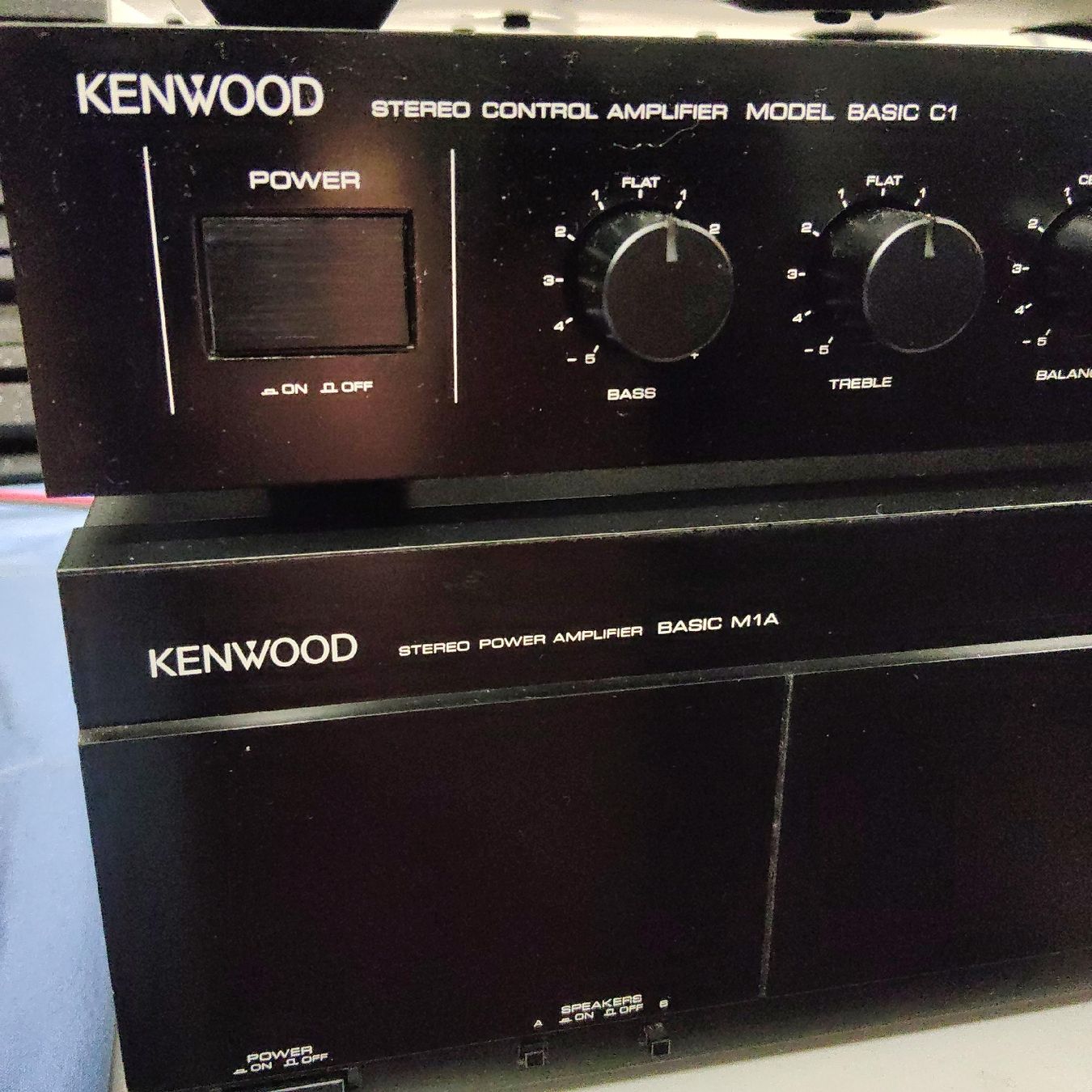 Kenwood Amplificatori: Amplificatore KENWOOD PRE C1 FINALE M1 BASIC – Usato da Chiasso venduto da Valerio_Audio