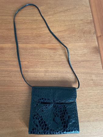 Peter Kaiser Vintage Tasche Kroko-Optik (Gebrauchsspuren)