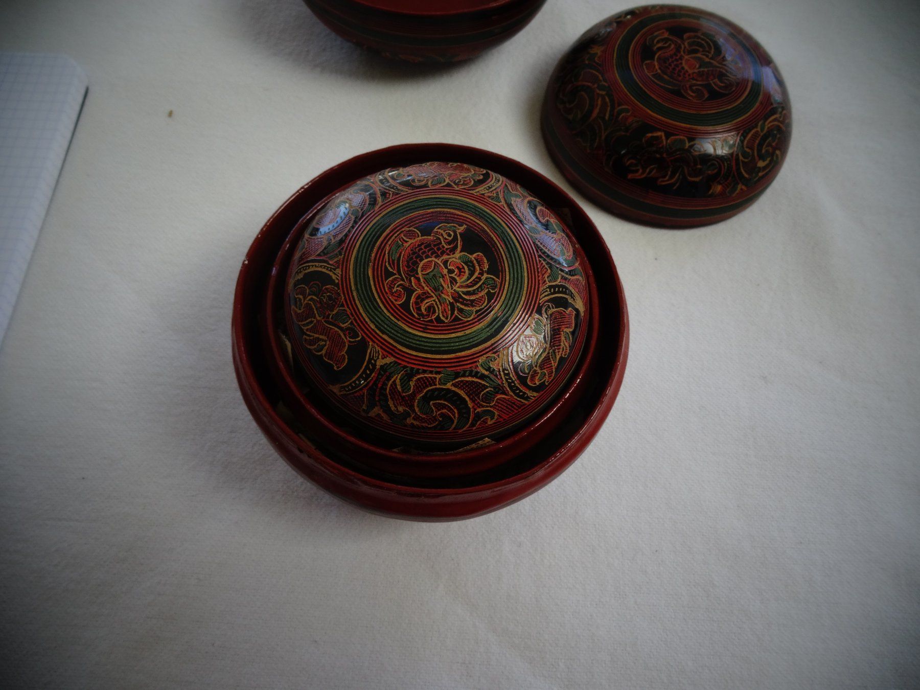 Portagioie: 3 Schatullen Blumenmotiv – Usato da Neerach venduto da jenny062 3