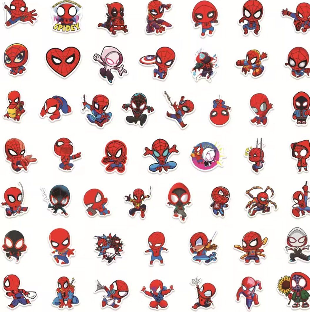 Sticker: 50 Aufkleber Sticker - Spiderman – Nuovo e nell'imballaggio originale da Basel venduto da kun_2hnm 1