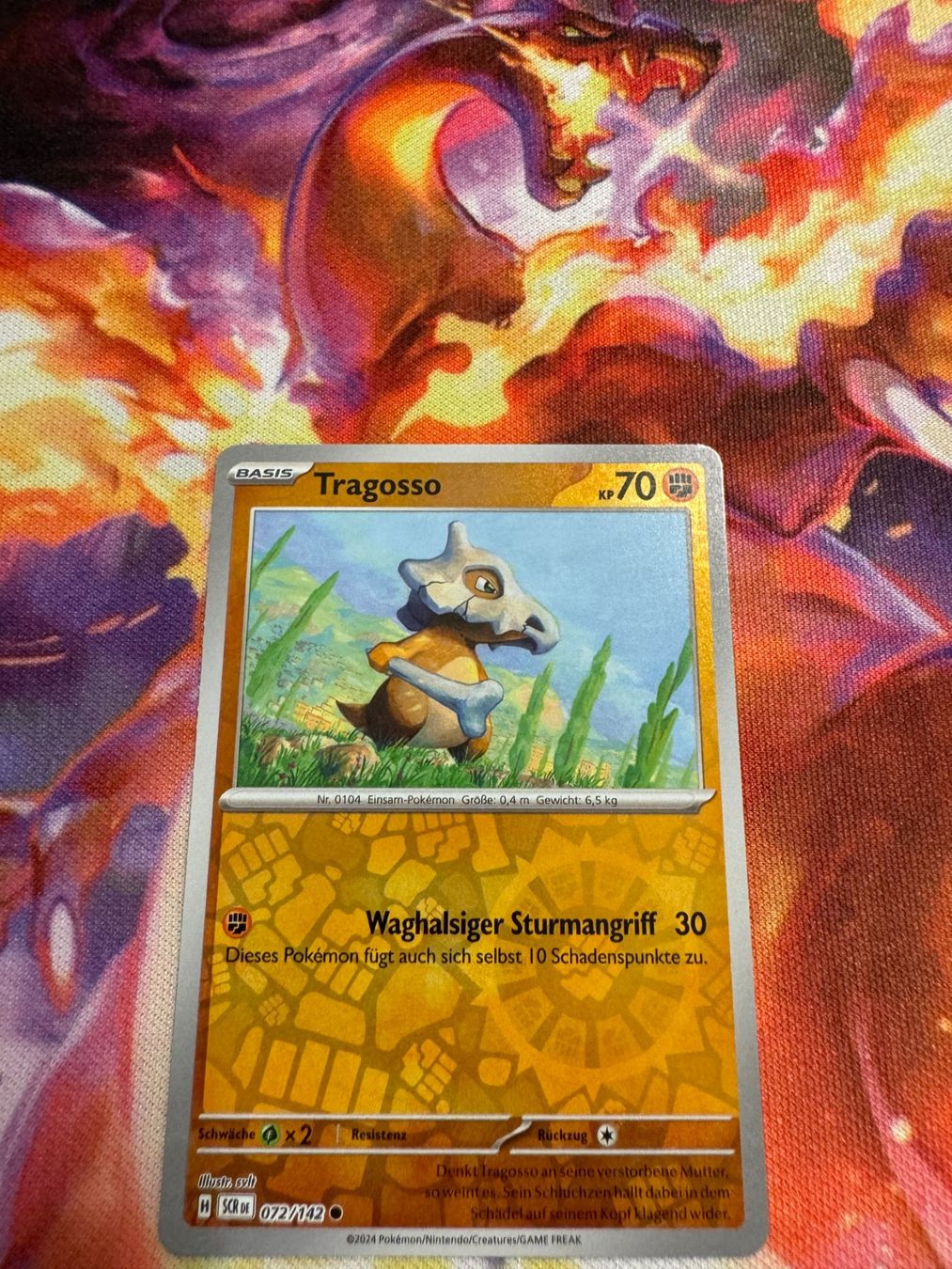 Pokémon Carte collezionabili: Tragosso (SCR 072) / Reverse Holo / Stellarkrone – Nuovo (secondo la descrizione) da Bülach venduto da CherryBlu